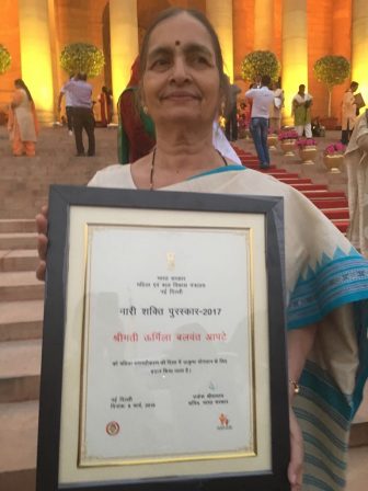 Smt. Urmila Apte Awarded Nari Shakti Puraskar – 2017